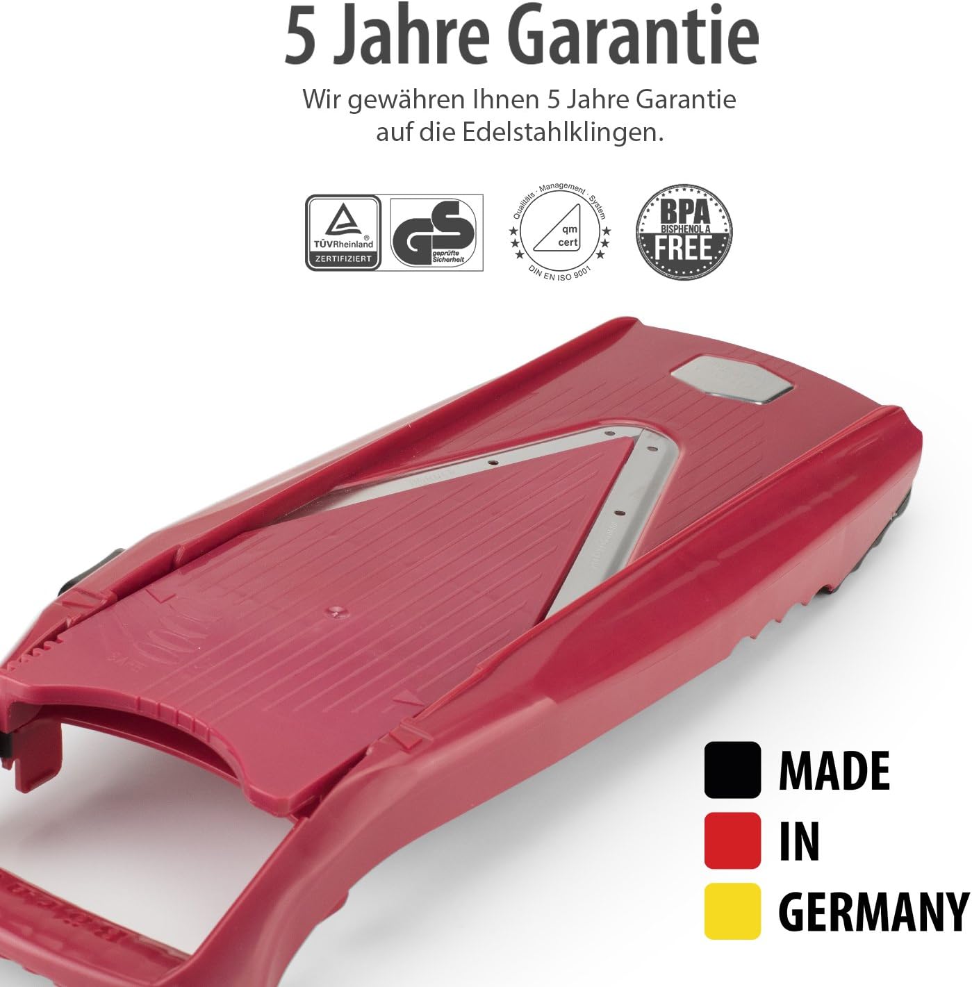 Börner VPower V-Slicer Mandoline – Red