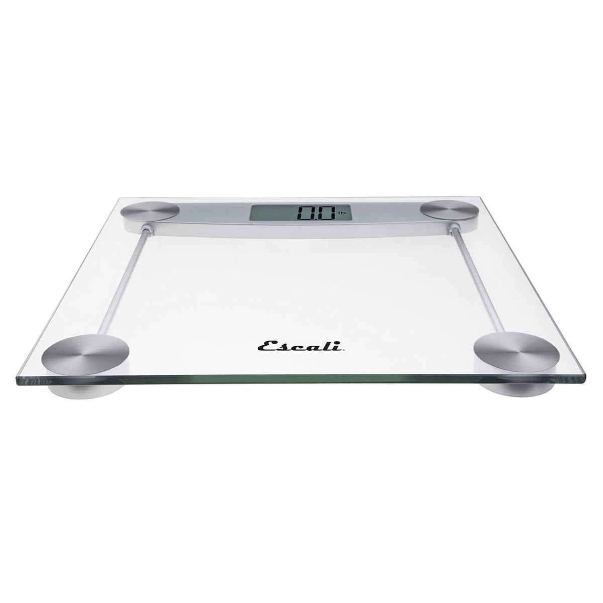 Escali Clear Glass Bathroom Scale