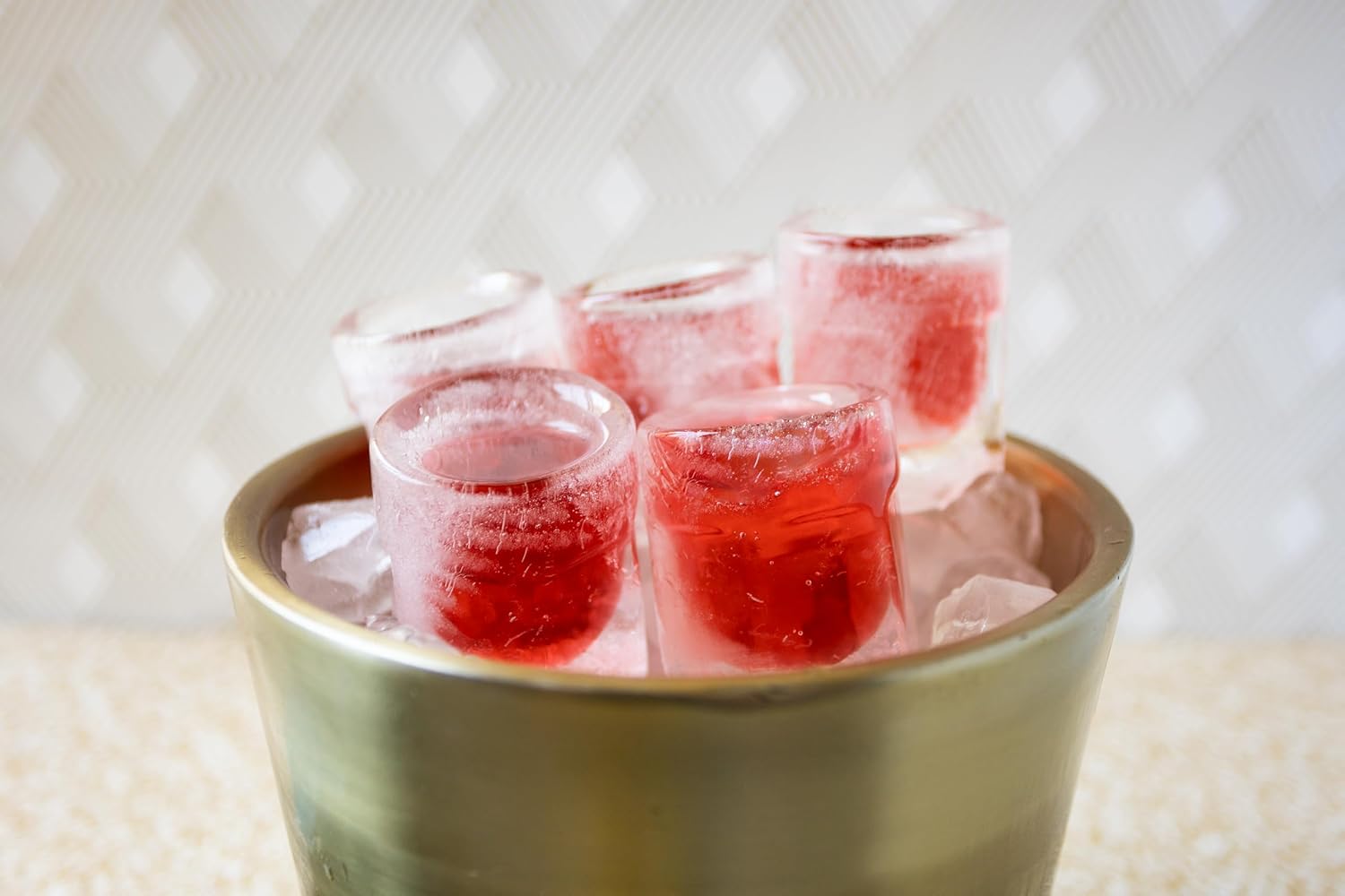 Outset Hexagon Ice Shot Mold