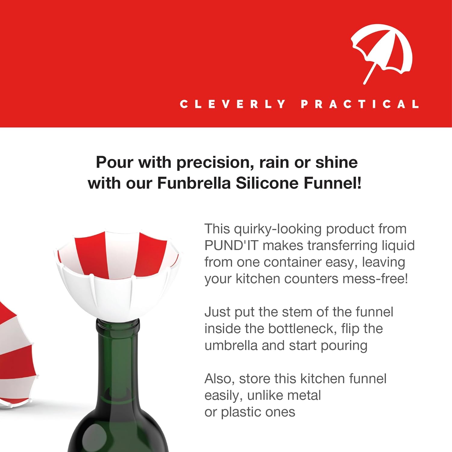 Pundit Funbrella Silicone Funnel