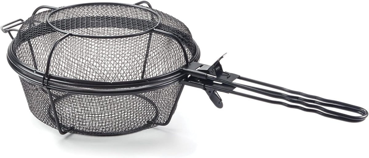 Outset Chef’s Jumbo Grill Basket &amp; Skillet – Removable Handles