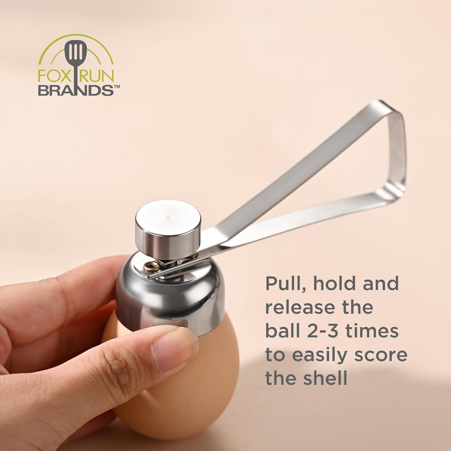 Fox Run Stainless Steel Egg Cracker