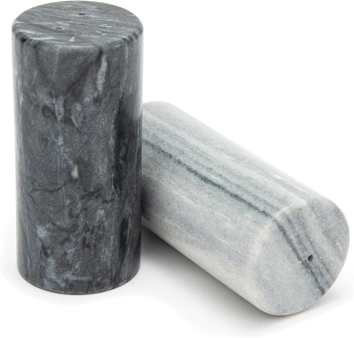 Fox Run Marble Salt and Pepper Shakers, Set of 2