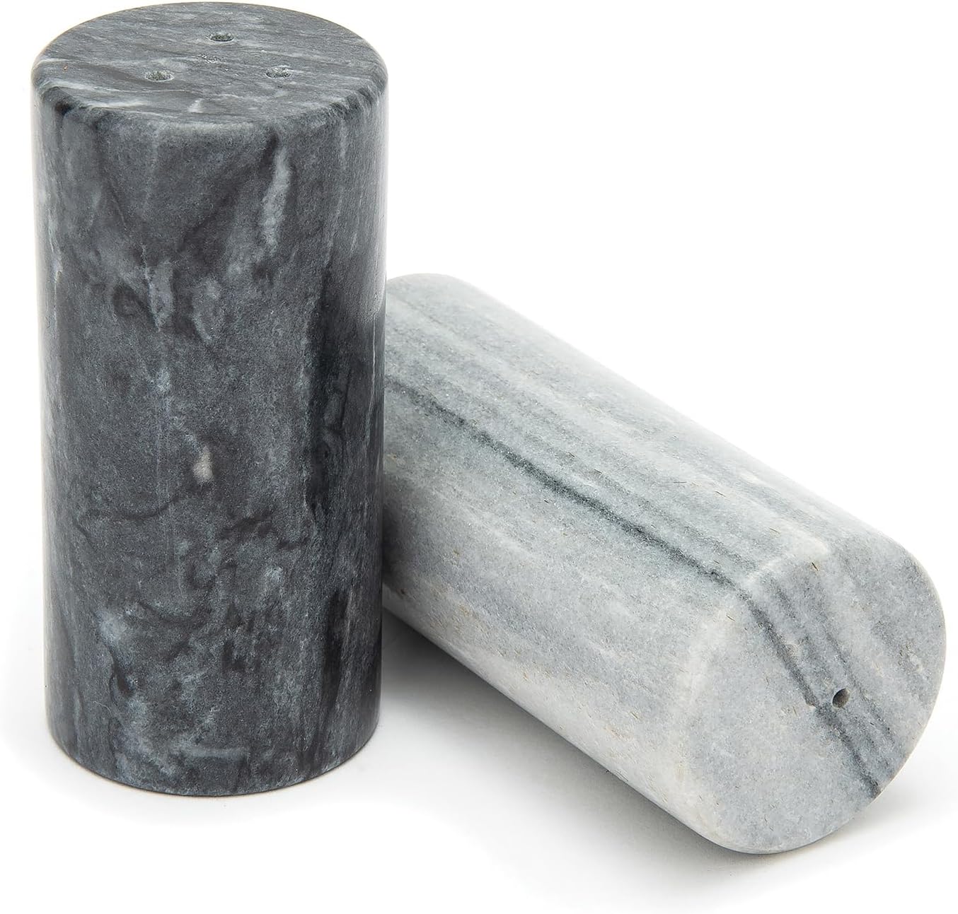 Fox Run Marble Salt and Pepper Shakers, Set of 2