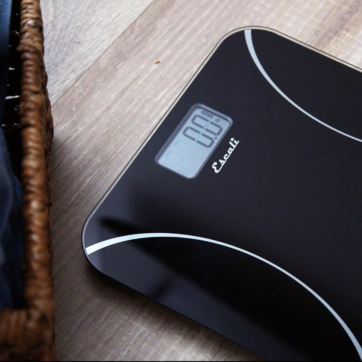 Escali Kinetic Bathroom Scale – Black