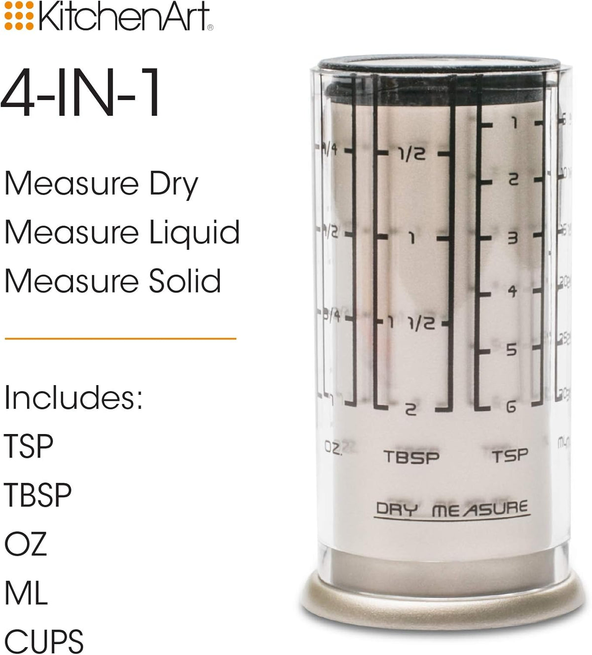 KitchenArt Professional Mini Adjust-A-Cup Measuring Cup