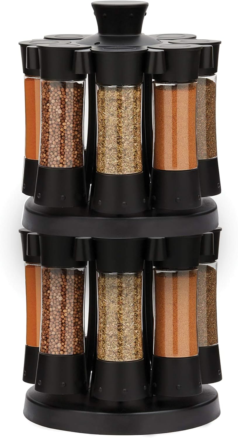 KitchenArt Elite AutoMeasure SpicePro Black Spice Carousel