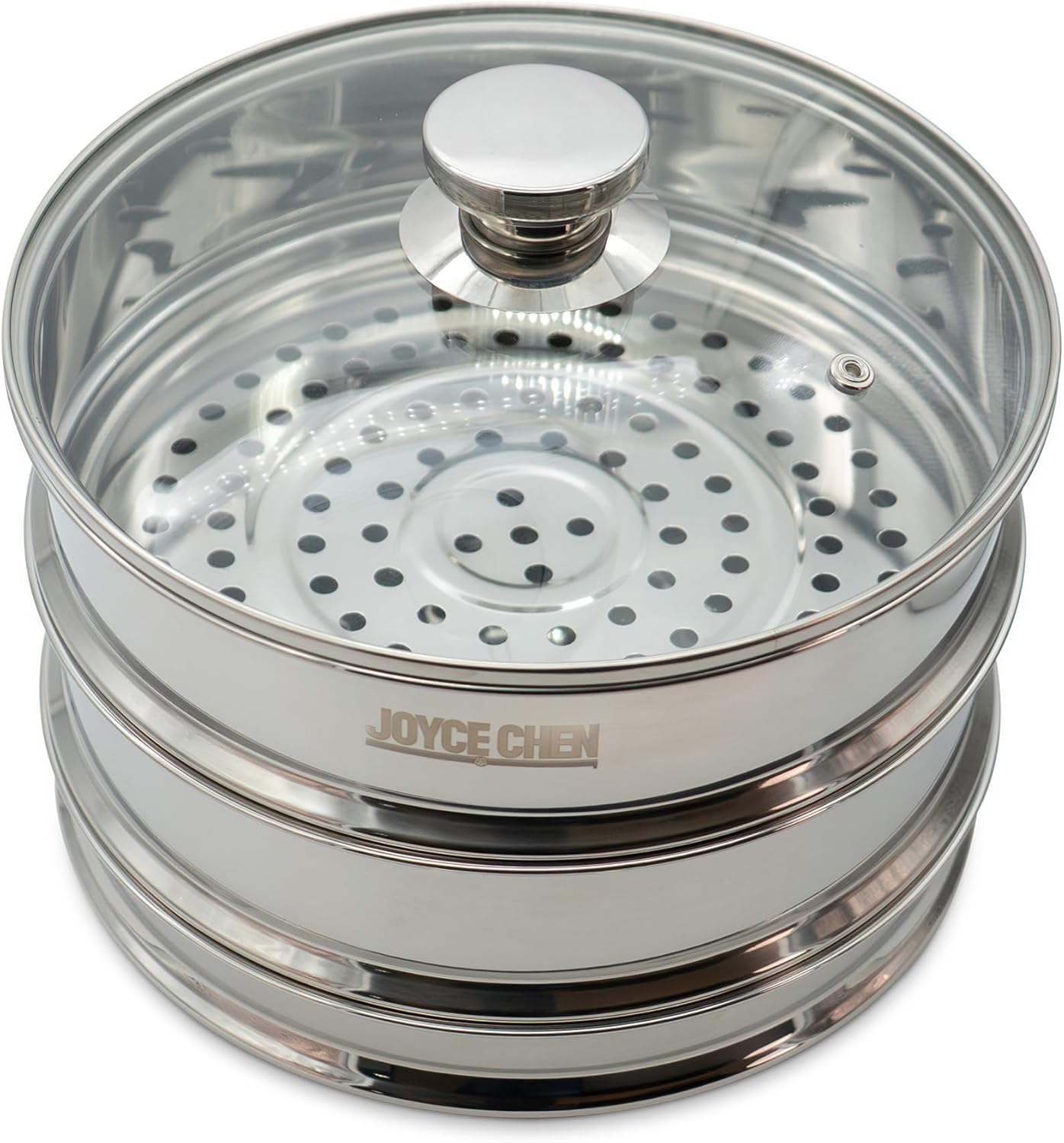 Joyce Chen 2-Tier Stainless Steel Steamer, 10-Inch