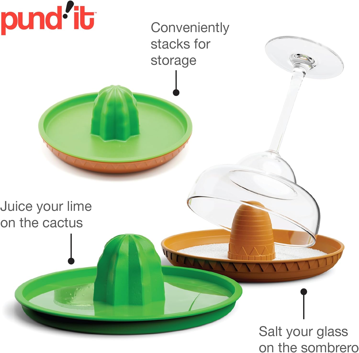 Pundit Salt of The Border Margarita Salt Rimmer & Juicer