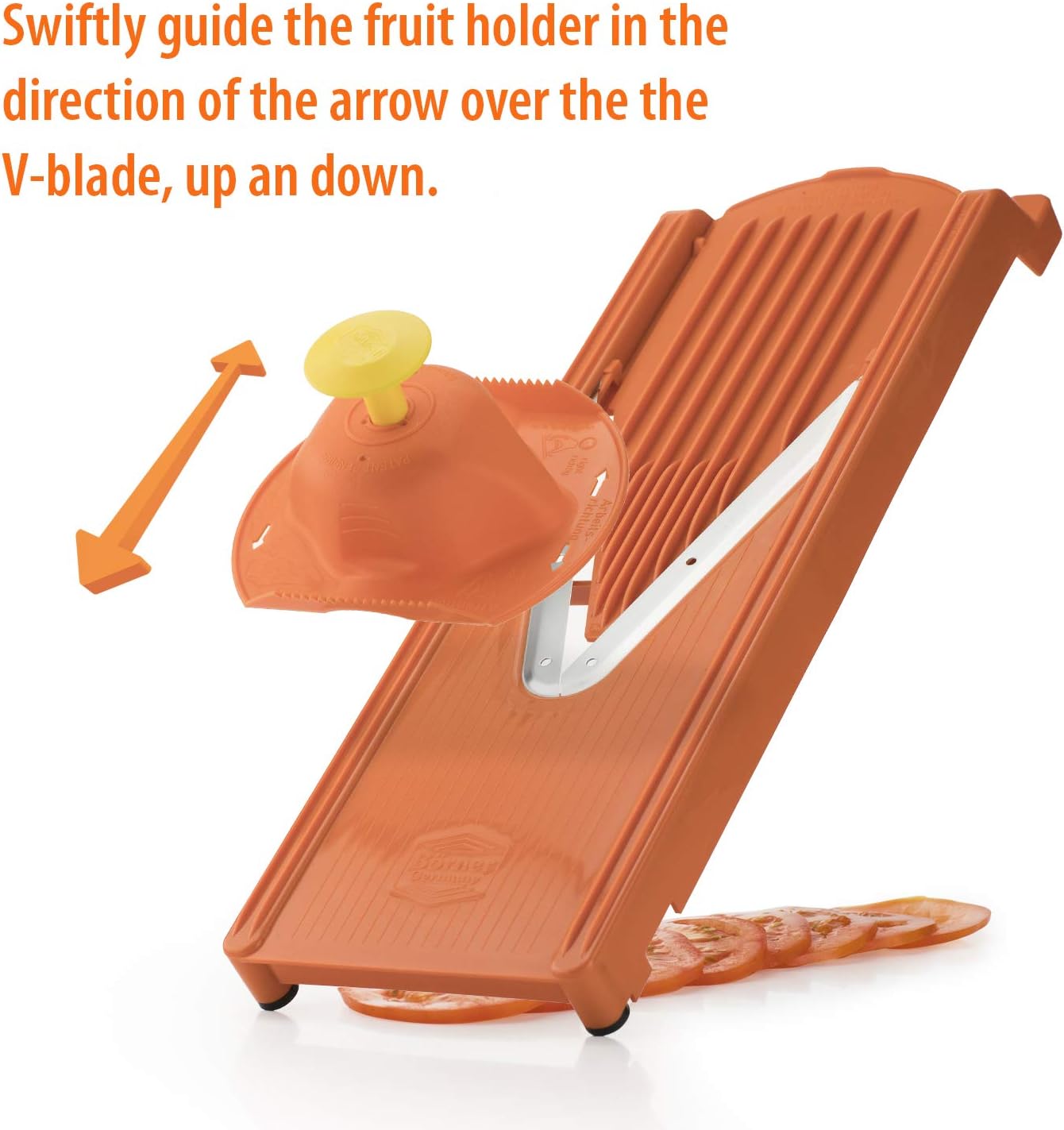 Swissmar Borner V-Slicer Plus Mandoline Slicer – Orange