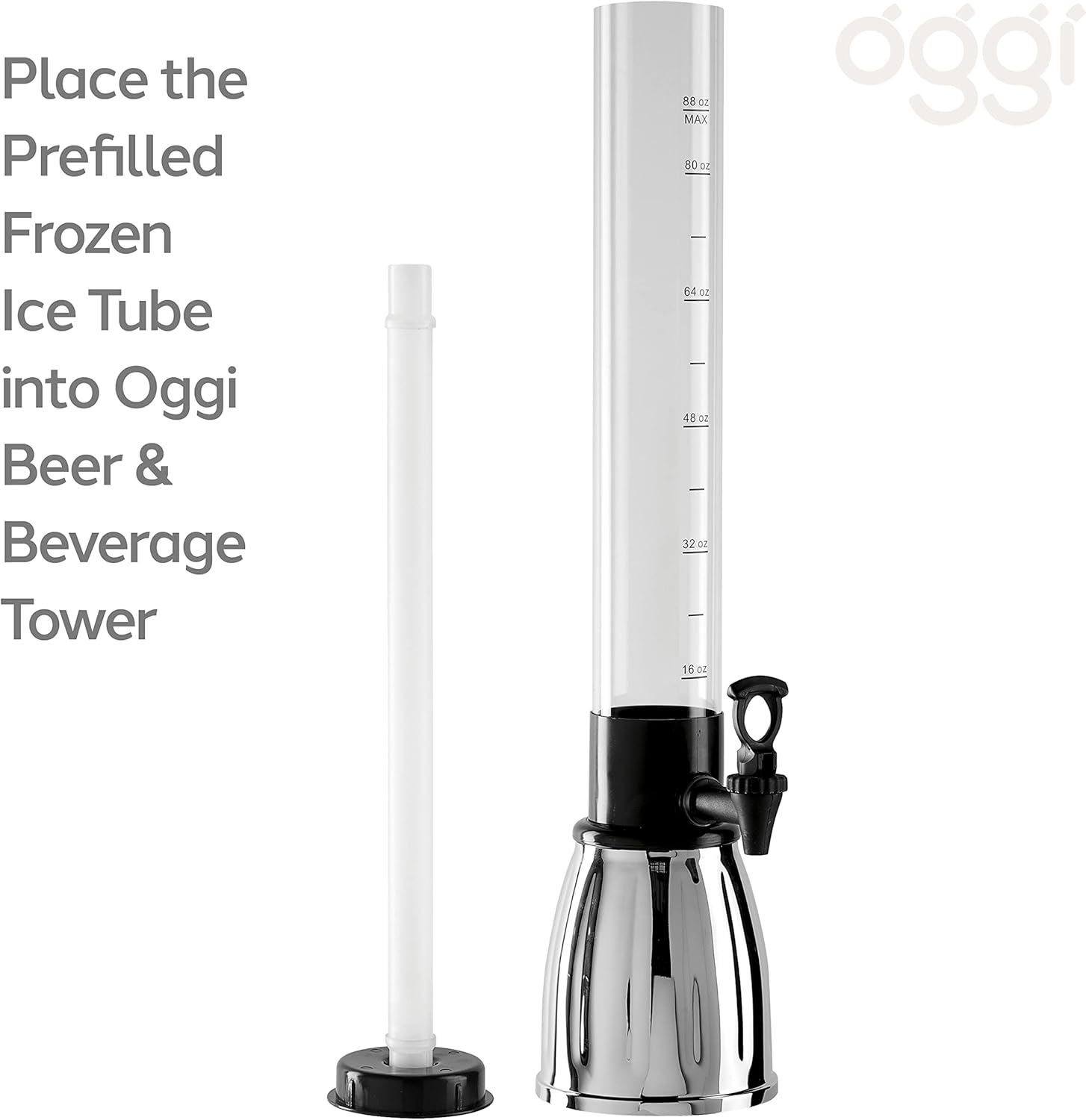 Oggi Set of 2 Chill Tubes for Beer Tower