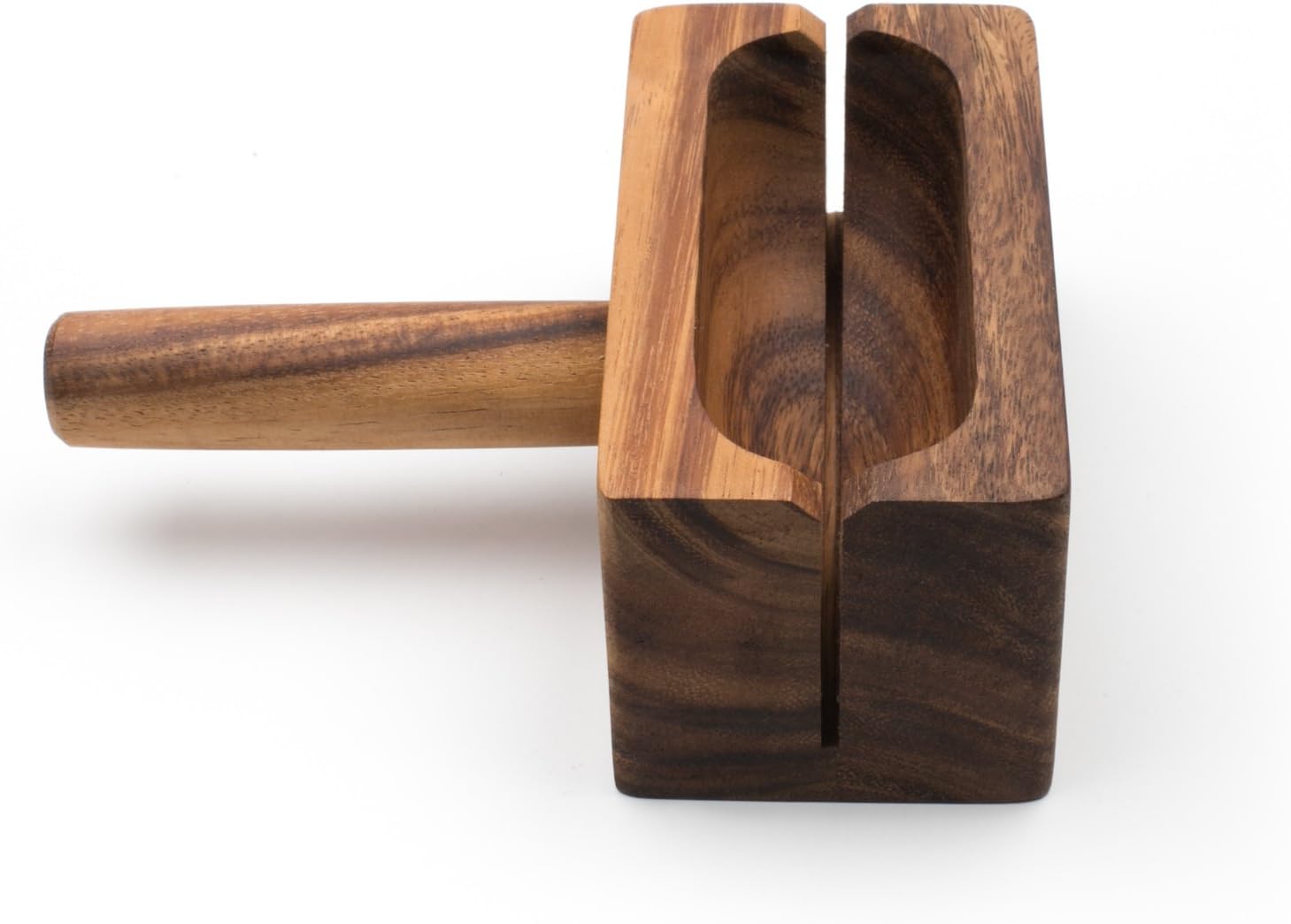 Ironwood Acacia Wood Bagel Miter Slicing Guide