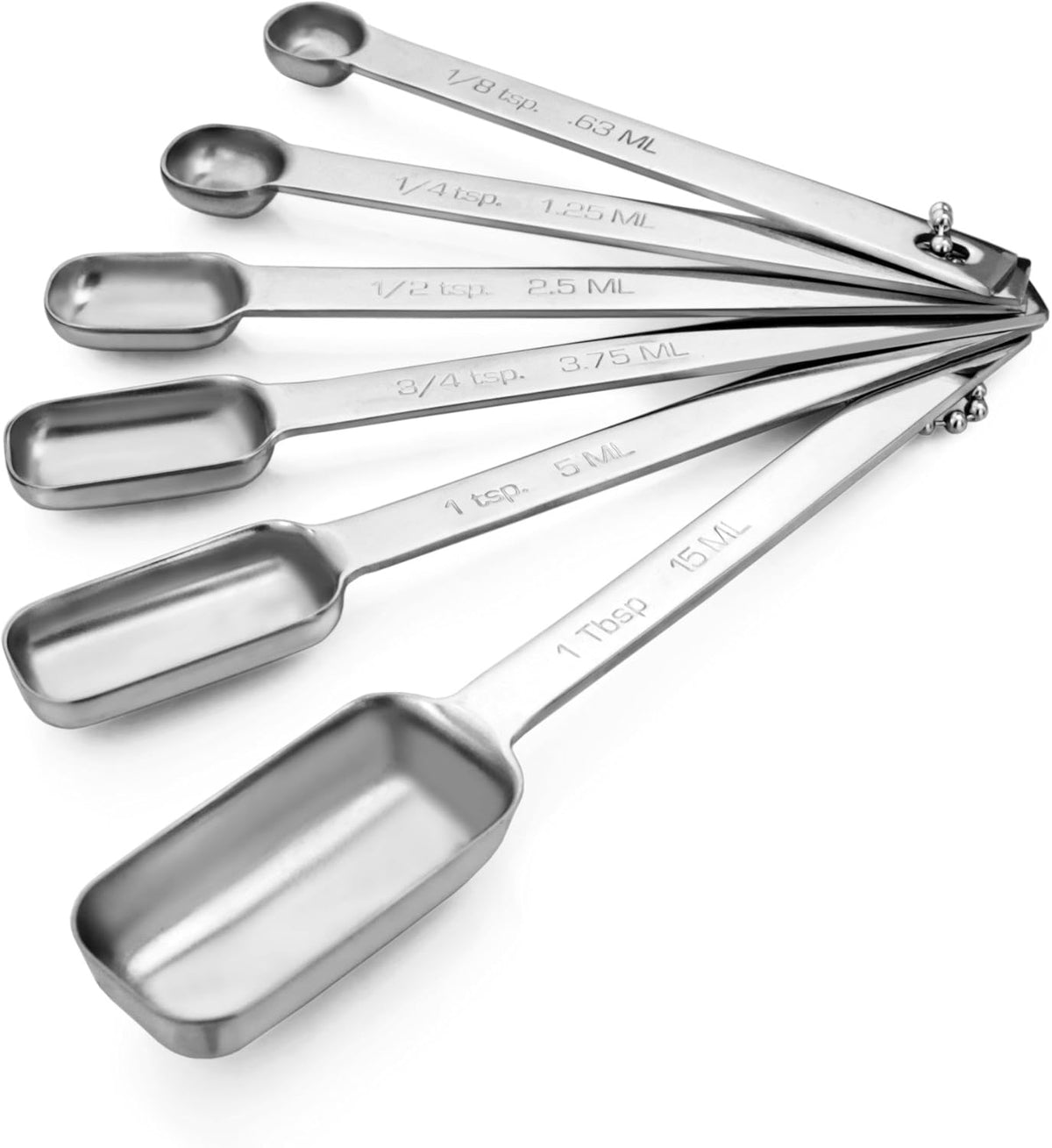 Cuisinox Stainless Steel Measuring Spoon Set – 6 Piece by Kitchen Niche