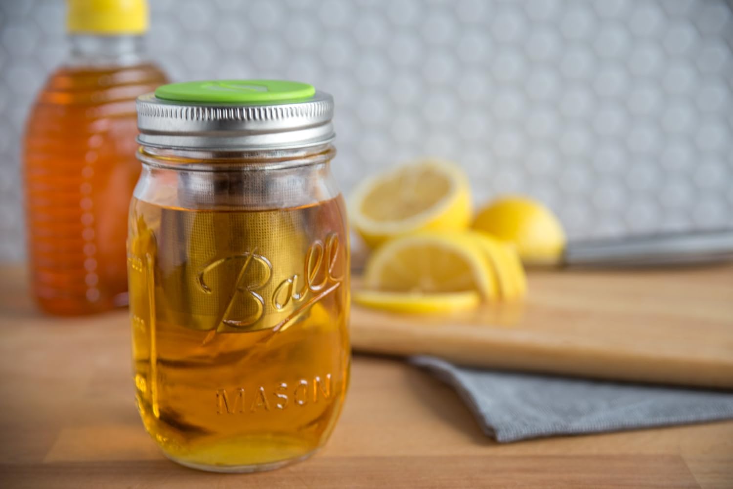 Jarware Tea Infuser Mason Jar Lid