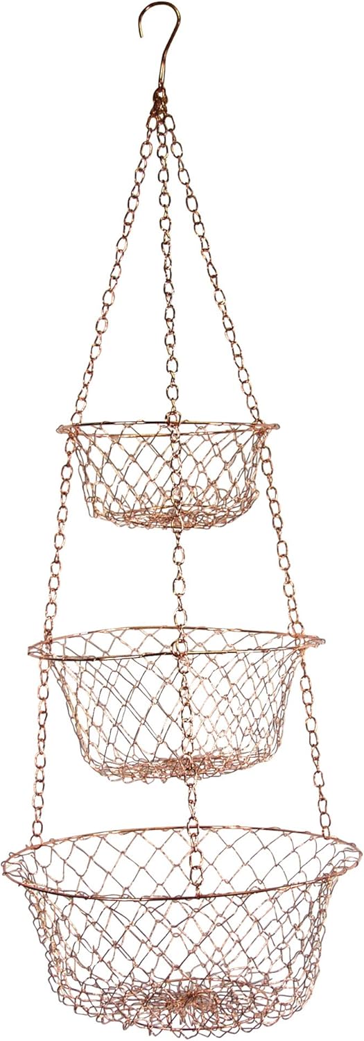 Fox Run Copper Hanging Basket