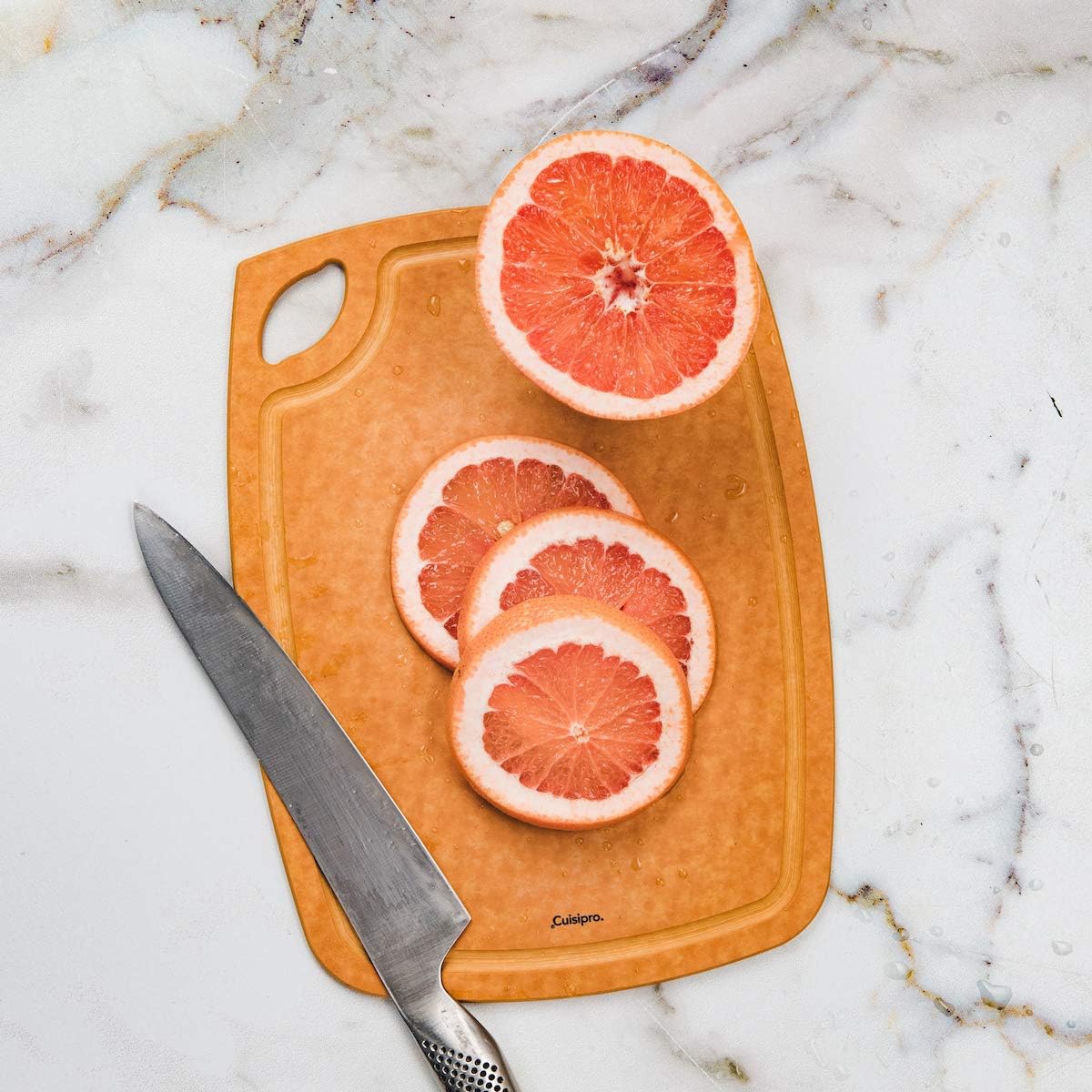 Cuisipro Fibre Wood Board – 9" x 12.5" x 0.25" / 23 x 31.4 x 0.6 cm – Natural Cuisipro by Kitchen Niche