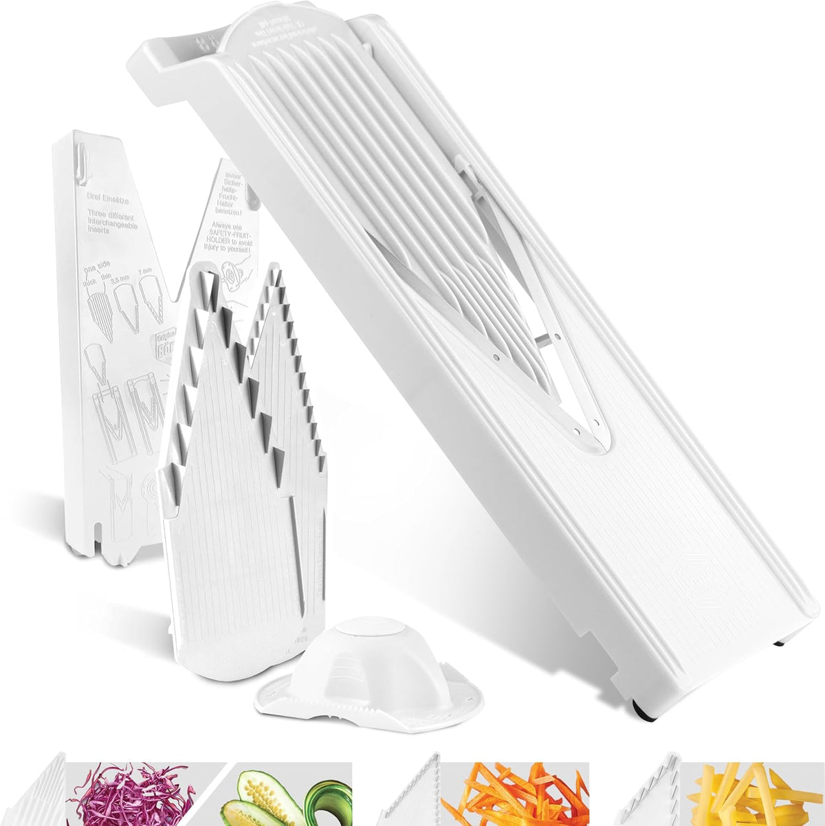 Swissmar Borner V-Slicer Plus Mandoline Slicer – White by Kitchen Niche