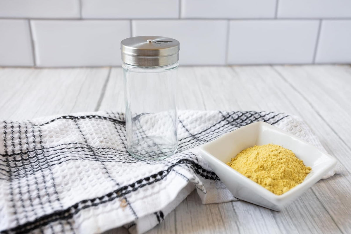 Fox Run Glass Spice Jar With Stainless Steel Shaker Lid