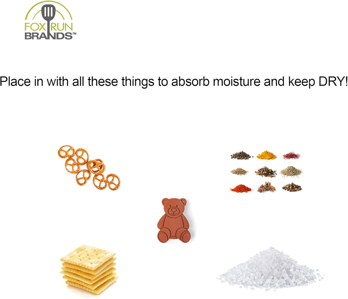 Fox Run Brown Sugar Bear Keeper & Saver Set of 2