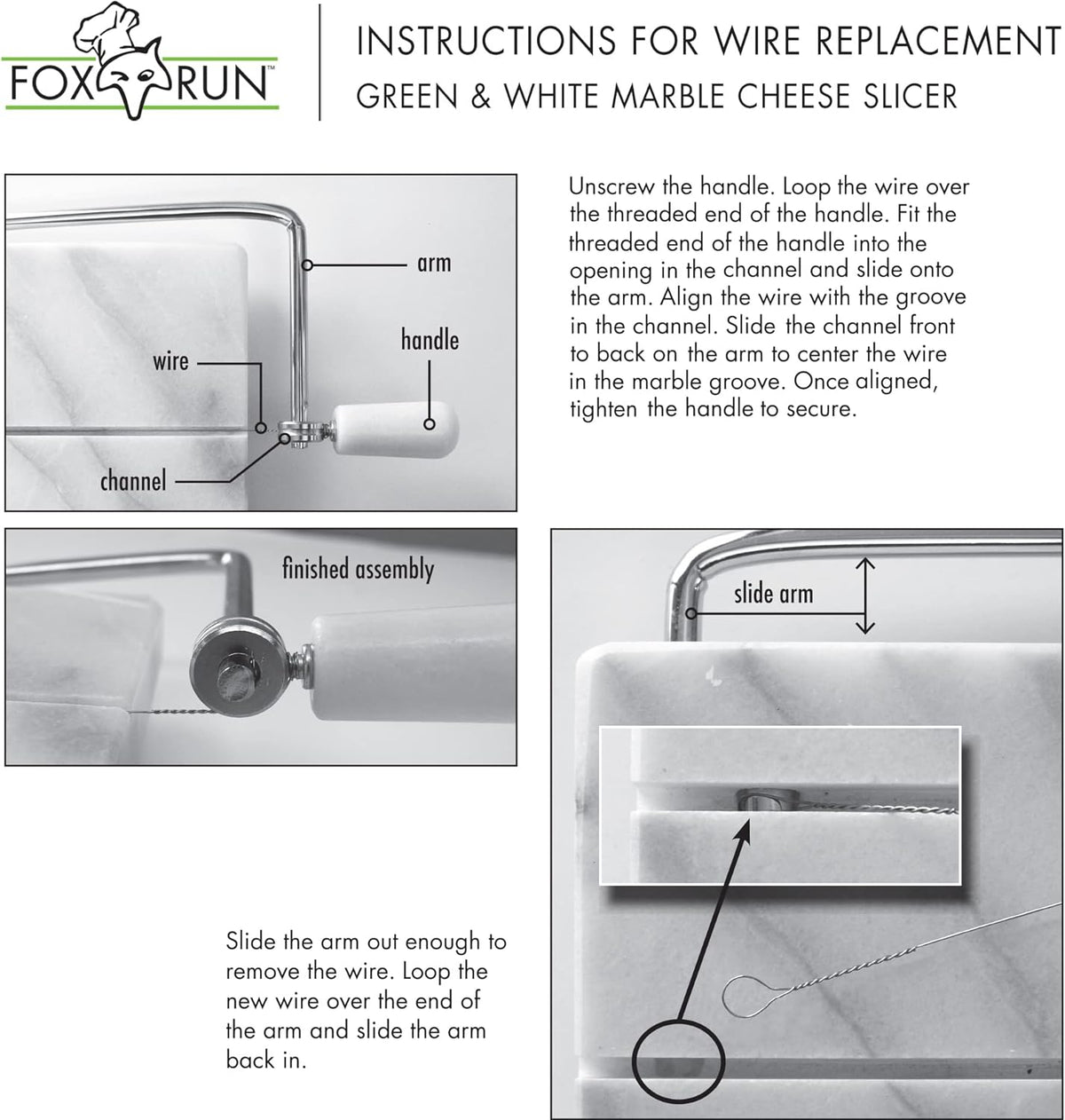 Fox Run 5 Cheese Wire Replacement Set