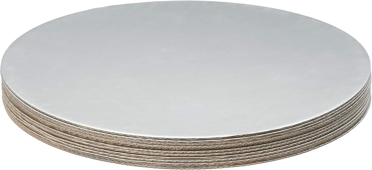 Fox Run Round Silver Cake Base 10" Set of 12