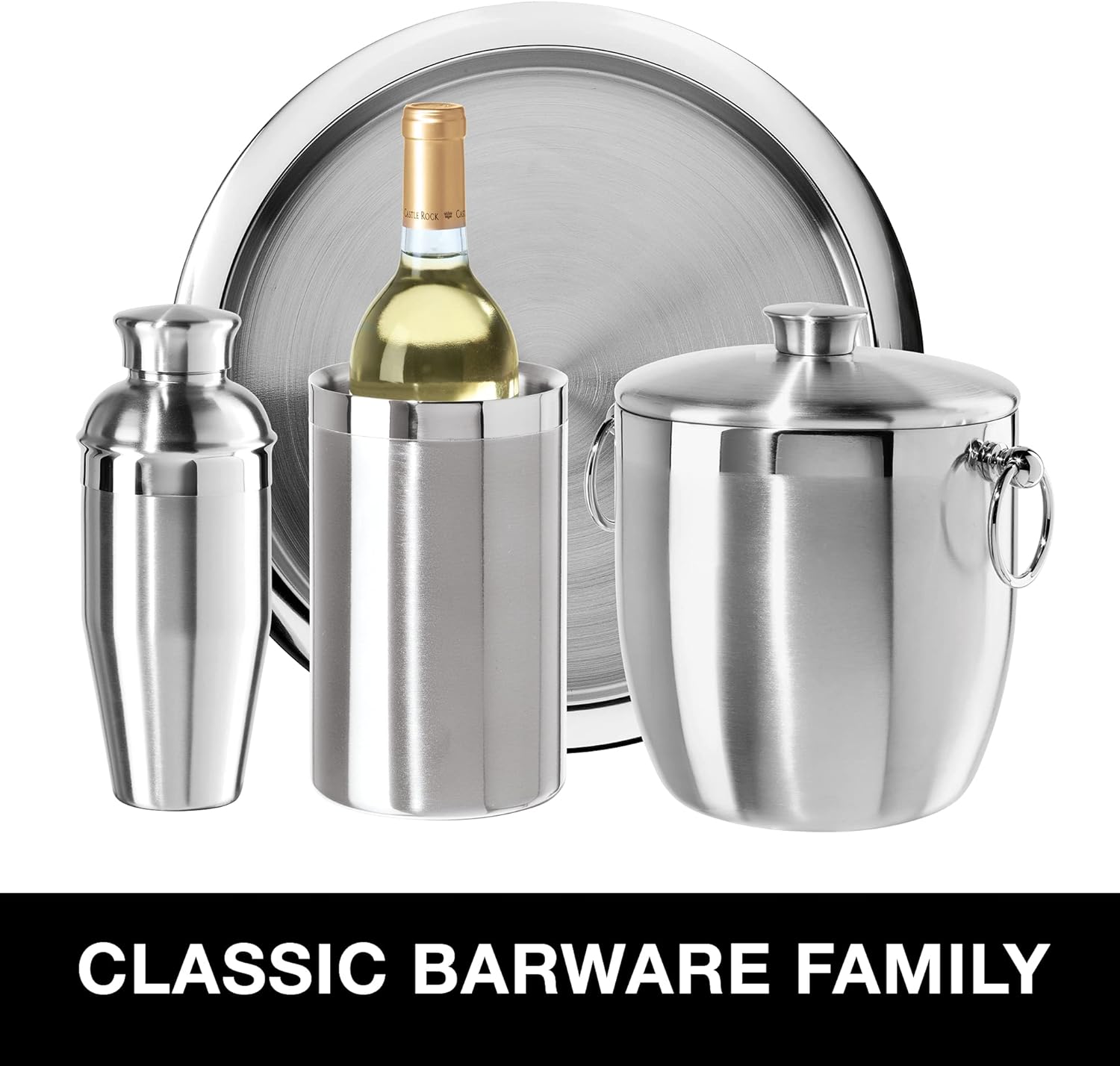 Oggi Double-Wall Ice Bucket – 2.8 L – Stainless Steel