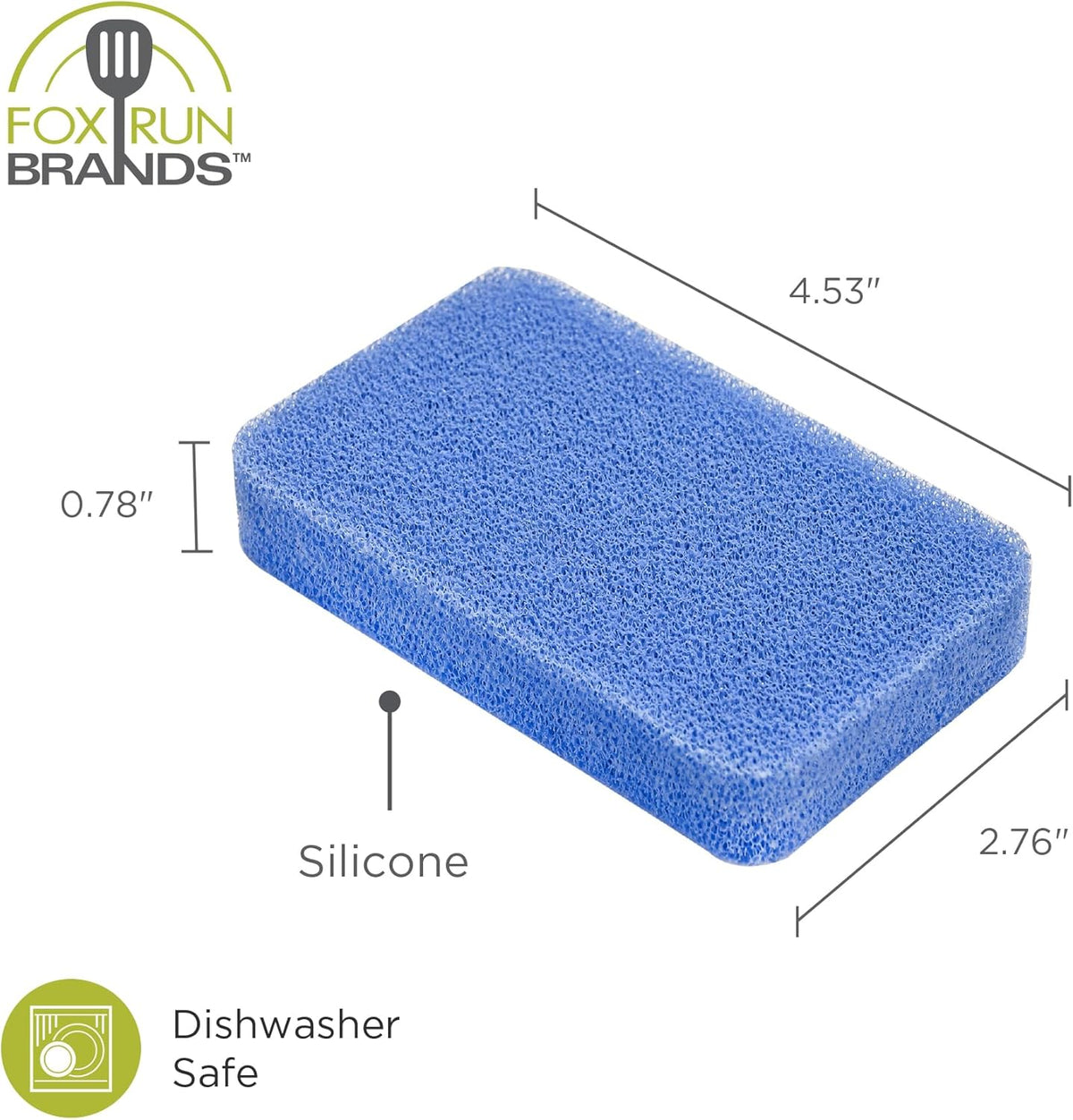 Fox Run Silicone Scrubbing Sponge Set