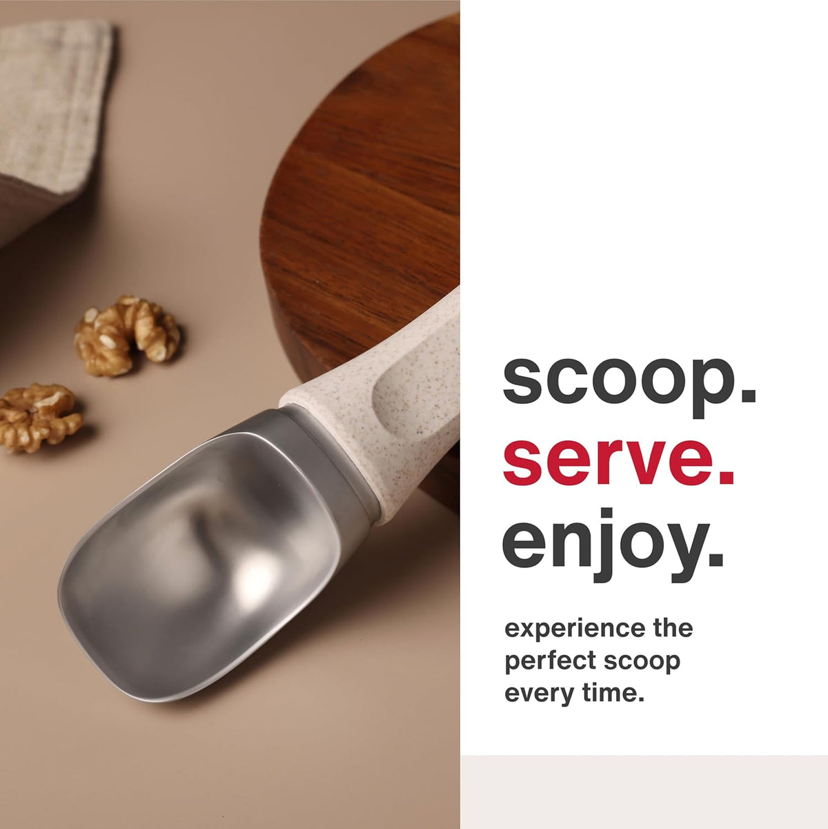 Zyliss Ice Cream Scoop – Beige