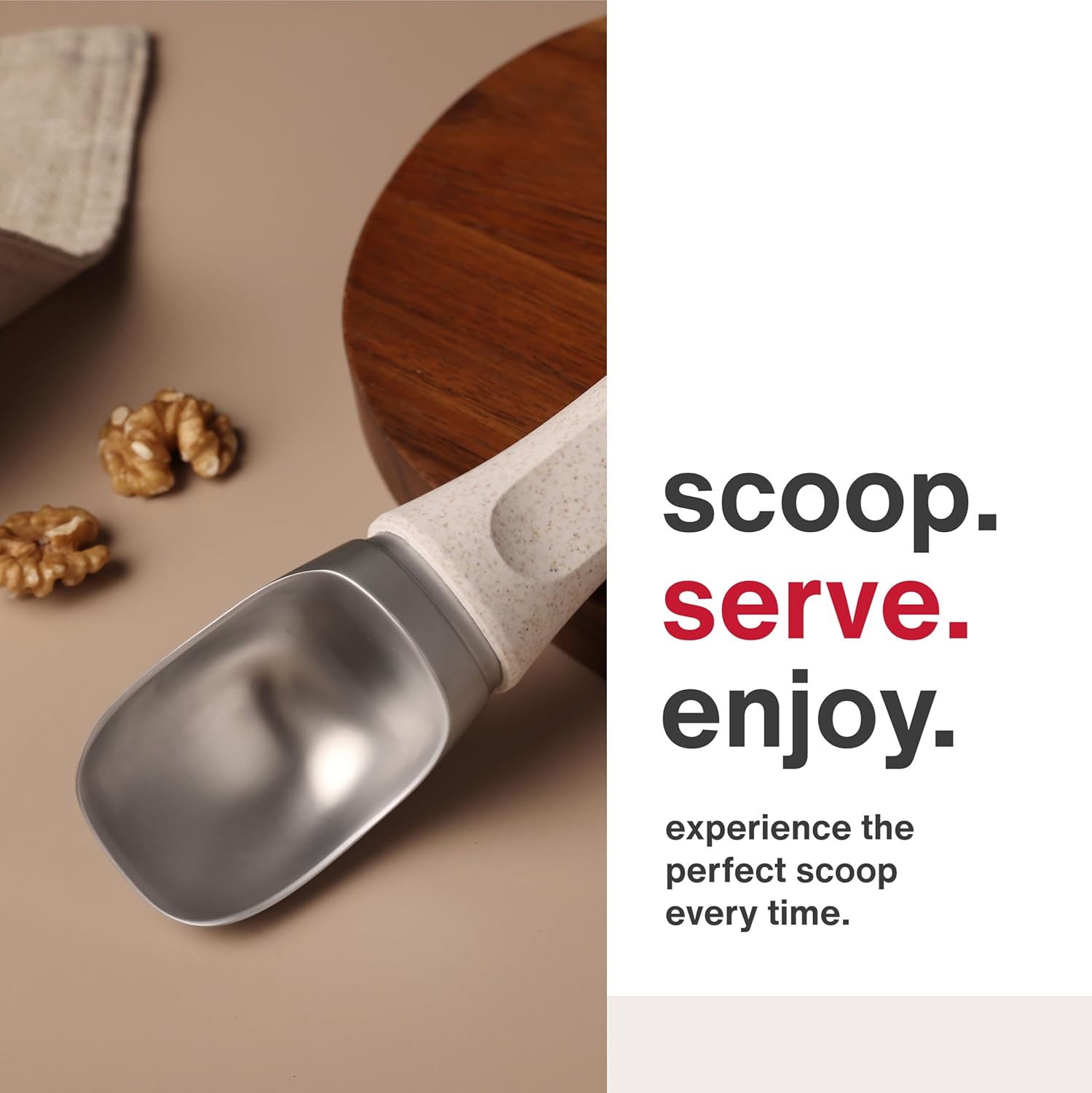 Zyliss Ice Cream Scoop – Beige