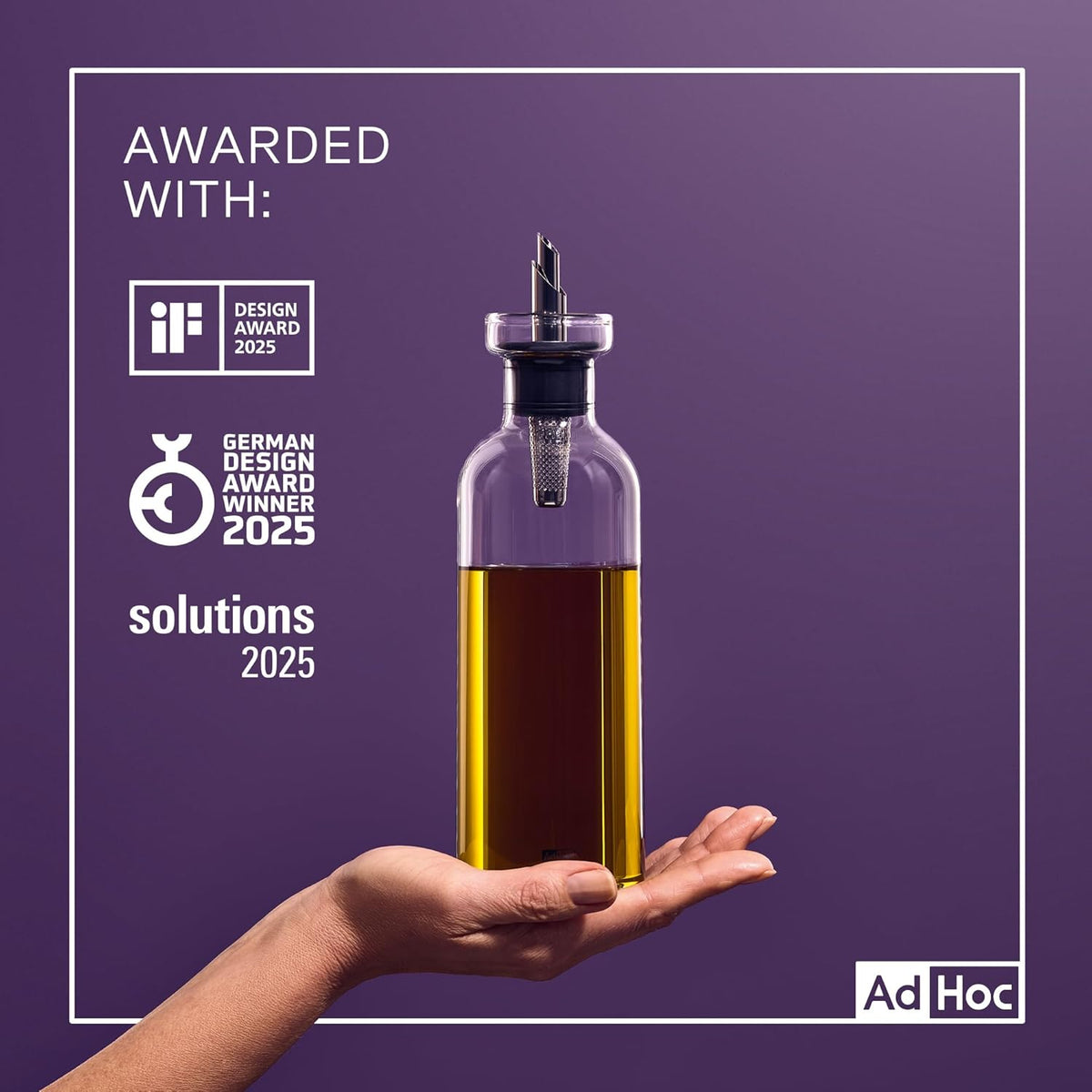 AdHoc Aromapour Oil/Vinegar Dispenser – 300 ml