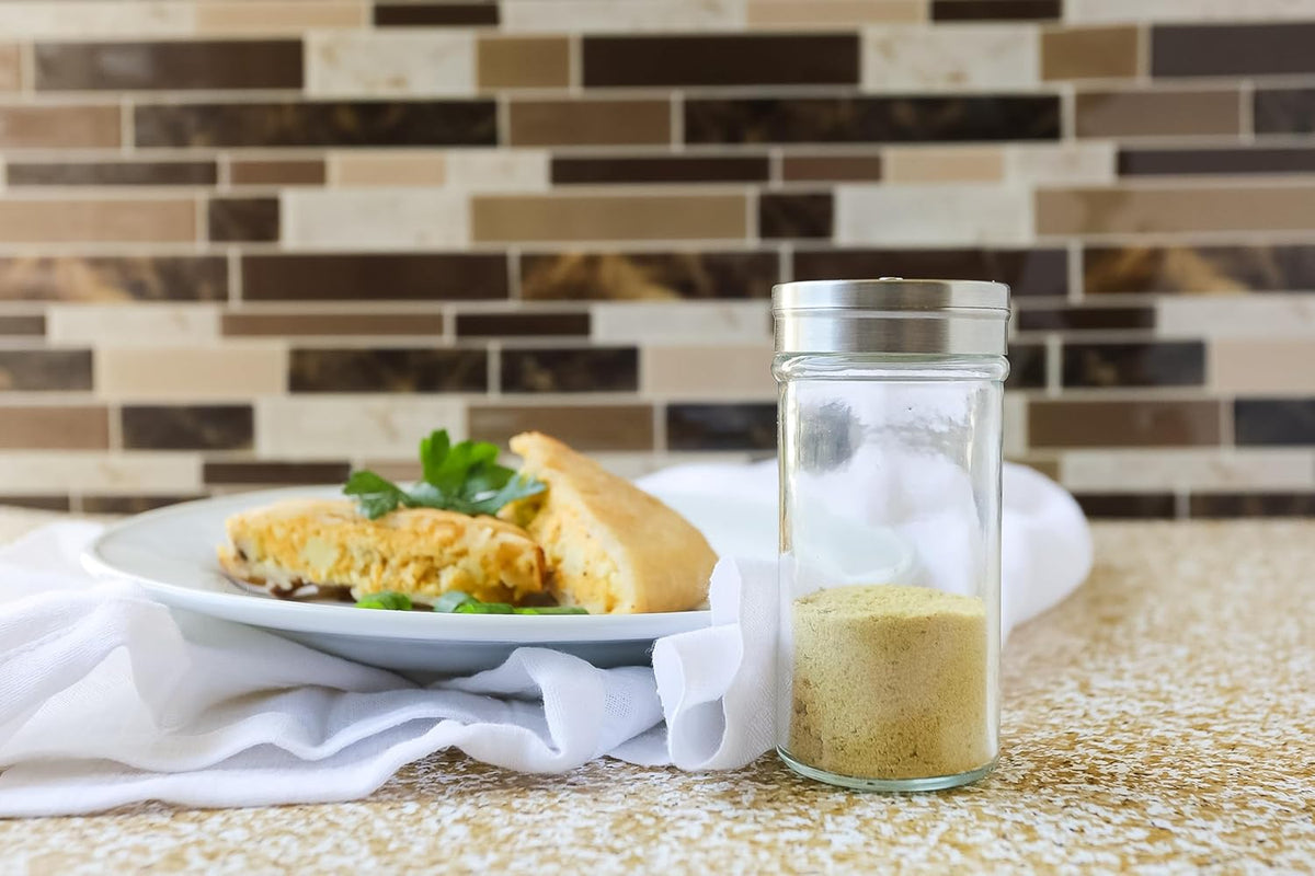 Fox Run Glass Spice Jar With Stainless Steel Shaker Lid