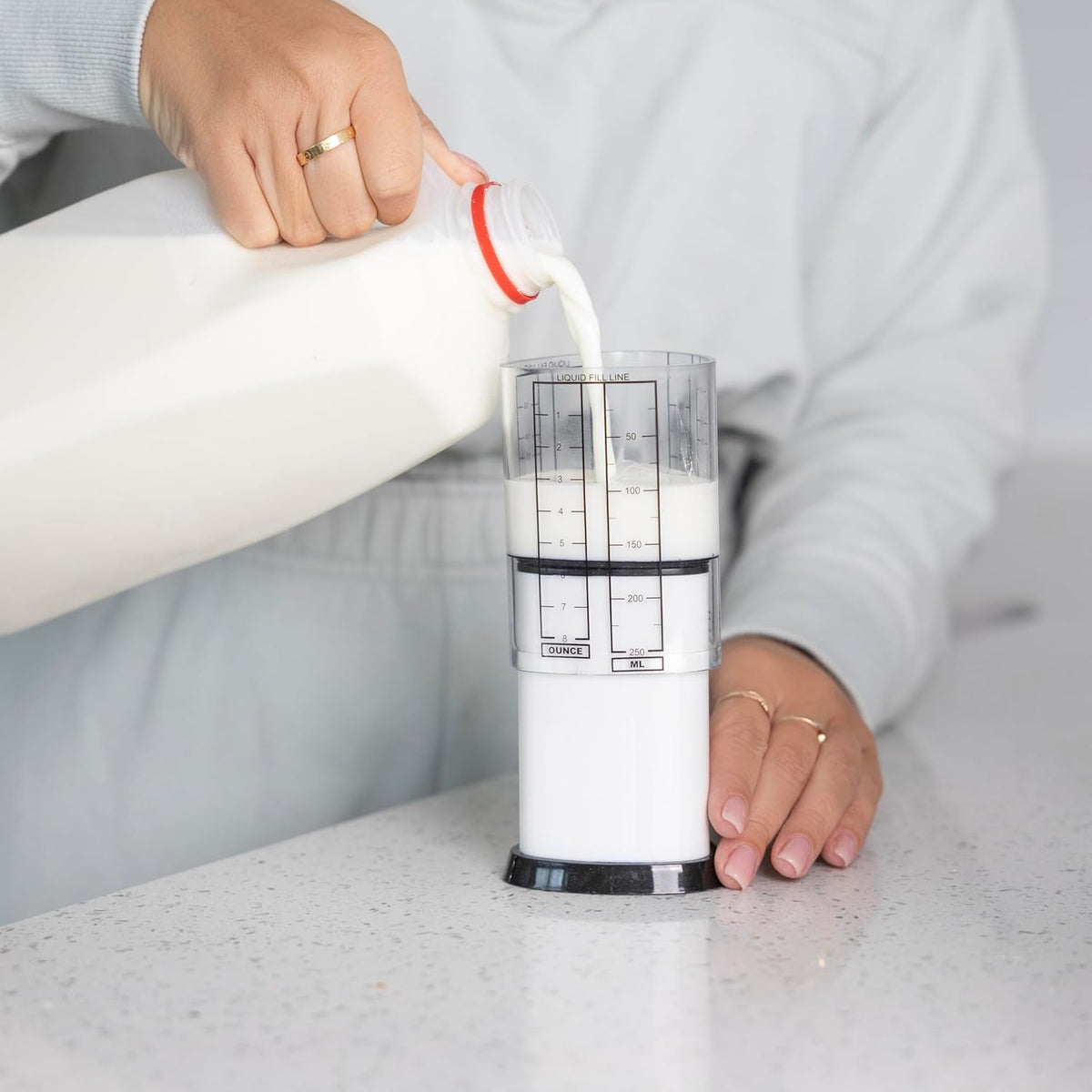 KitchenArt 1 Cup Tri Adjust-A-Cup Measuring Cup