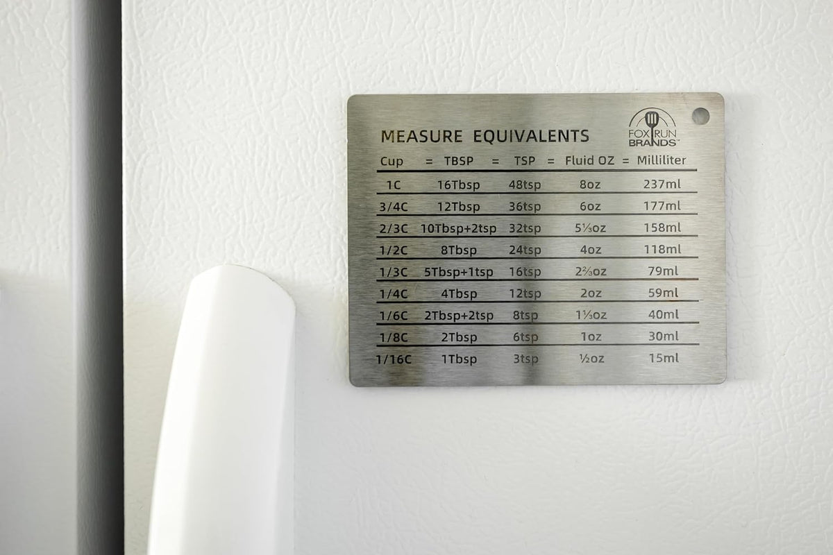 Fox Run Stainless Steel Measurement Magnet