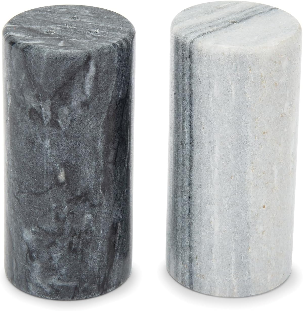 Fox Run Marble Salt and Pepper Shakers, Set of 2