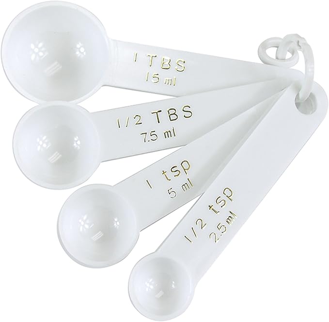 Fox Run White Measuring Spoon Set
