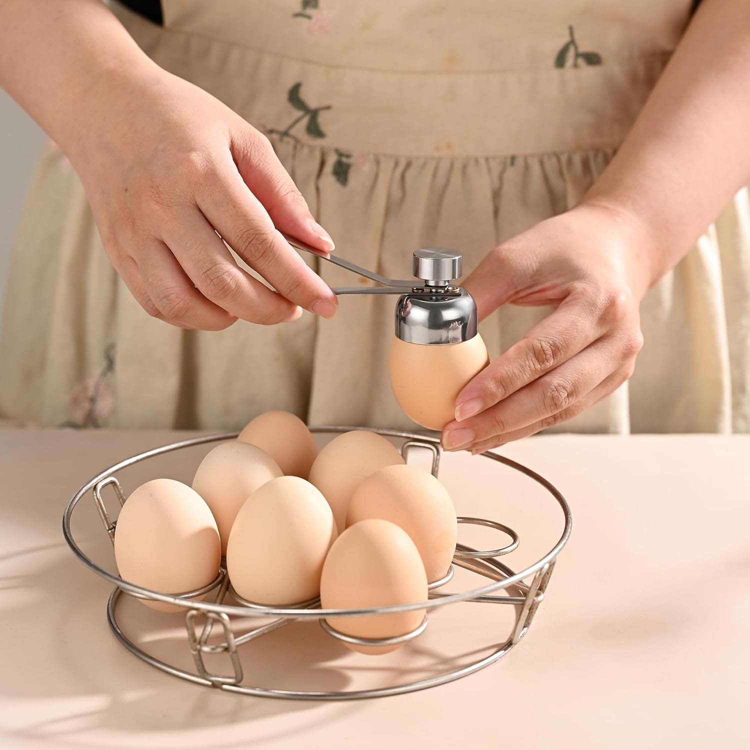Fox Run Stainless Steel Egg Cracker