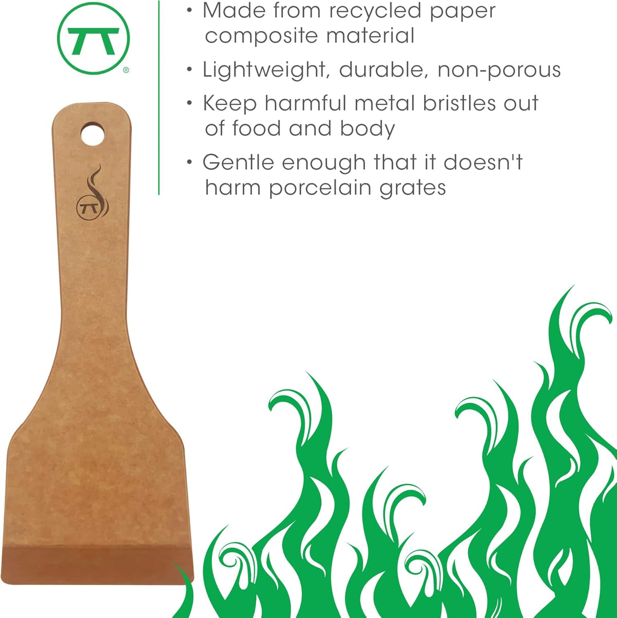 Outset Small Grill Grate Scraper – Verde Paper Fiber