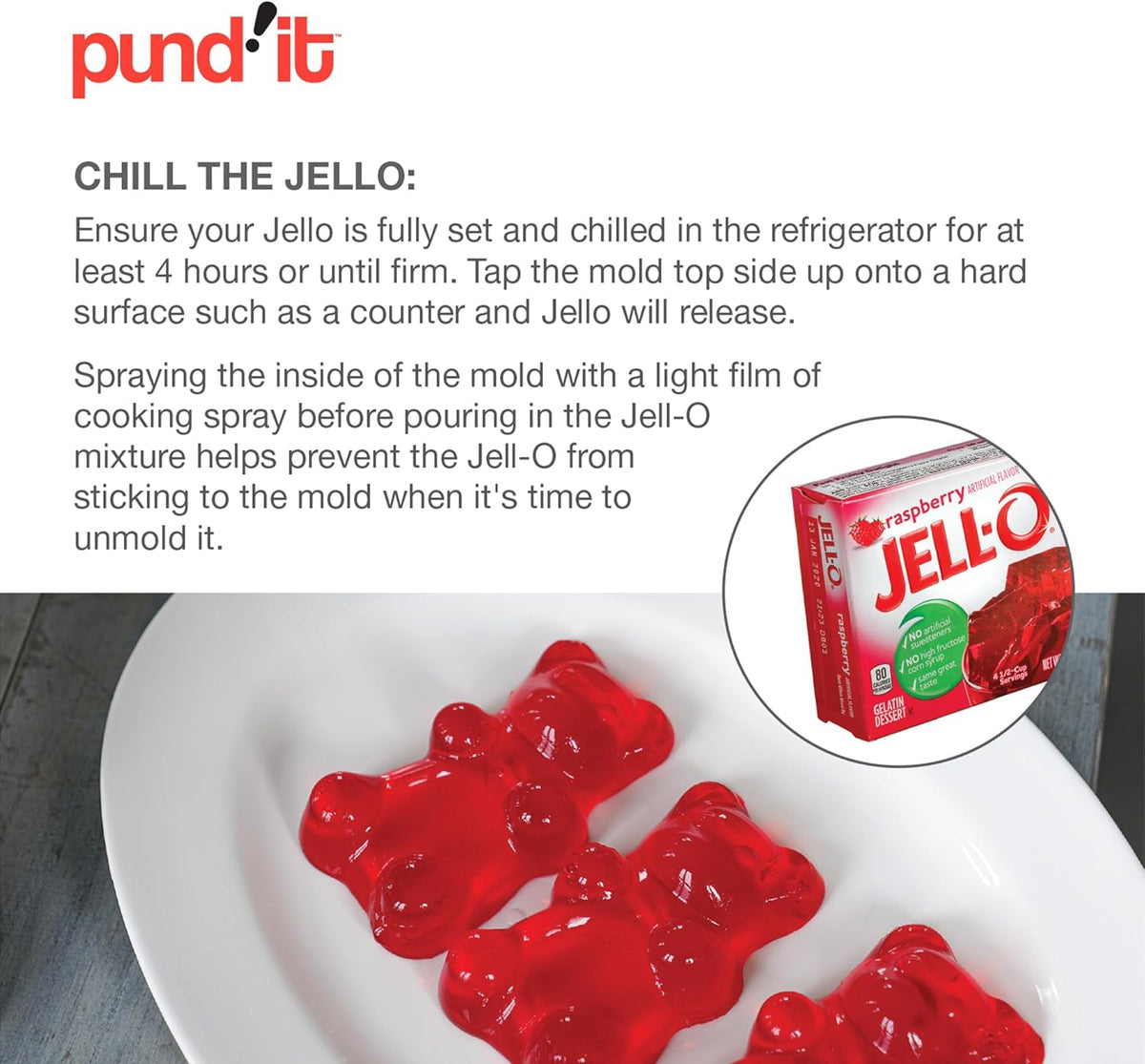 Pundit Giant Gummy Bear Molds, Set of 4