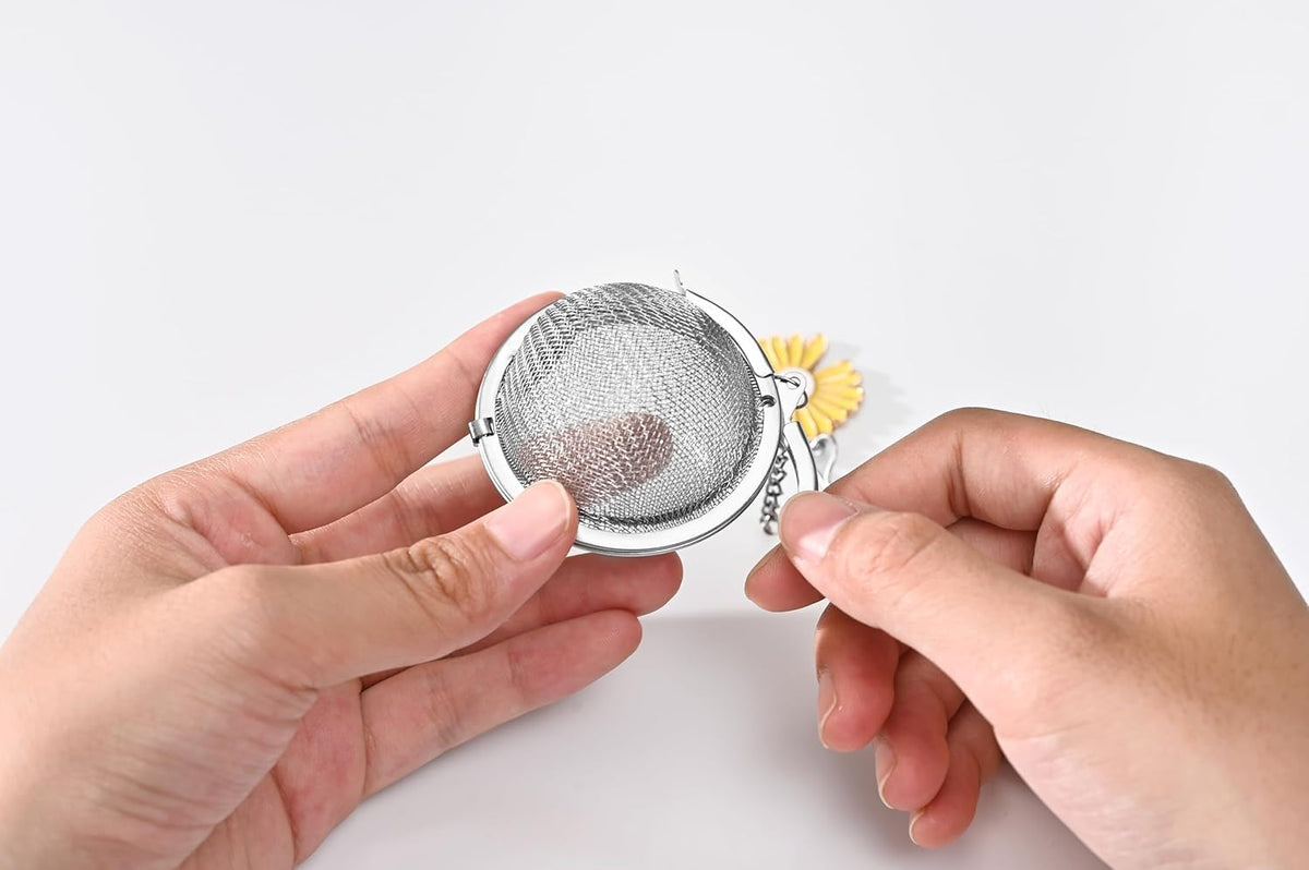 Fox Run Yellow Daisy Mesh Tea Infuser