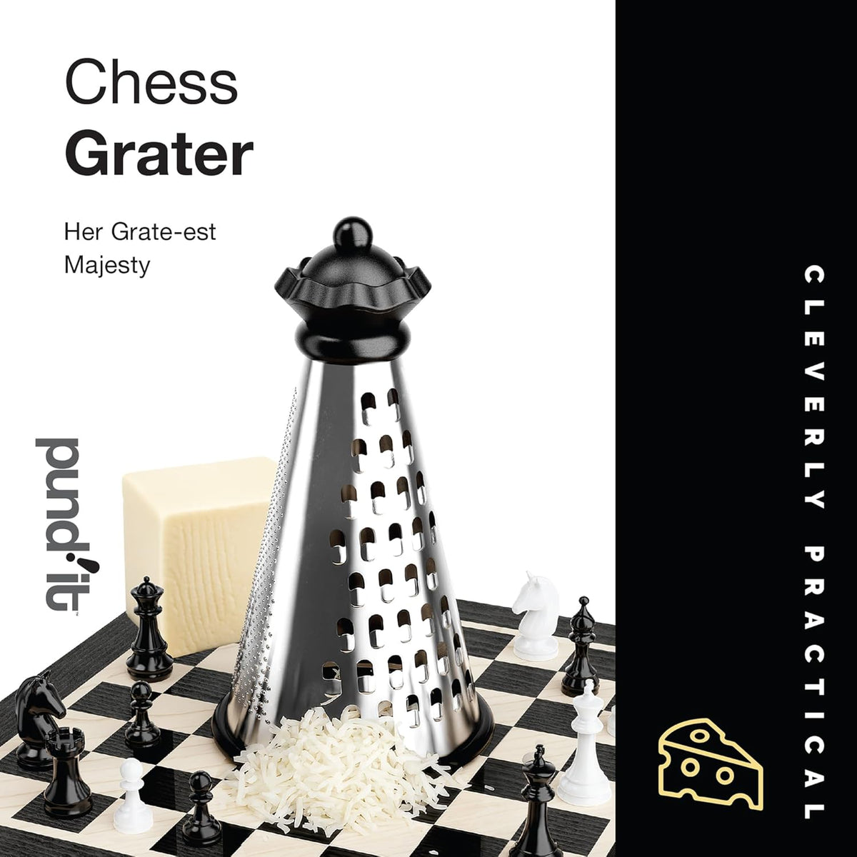 Pundit Chess Grater Queen Cheese Grater