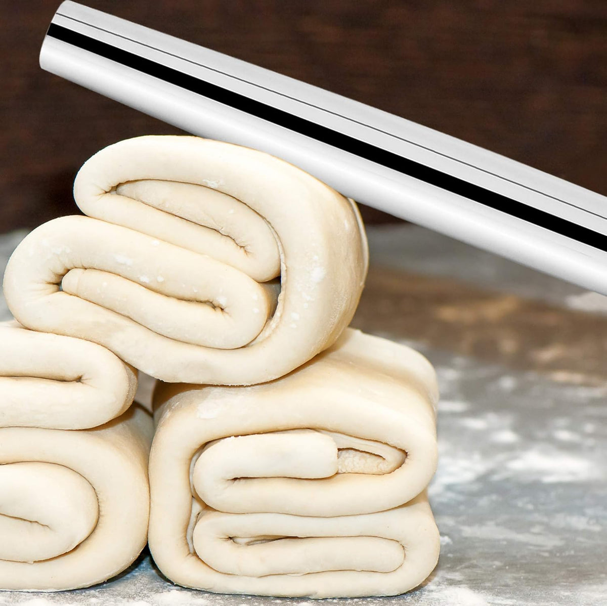 Fox Run Stainless Steel French Rolling Pin 18"