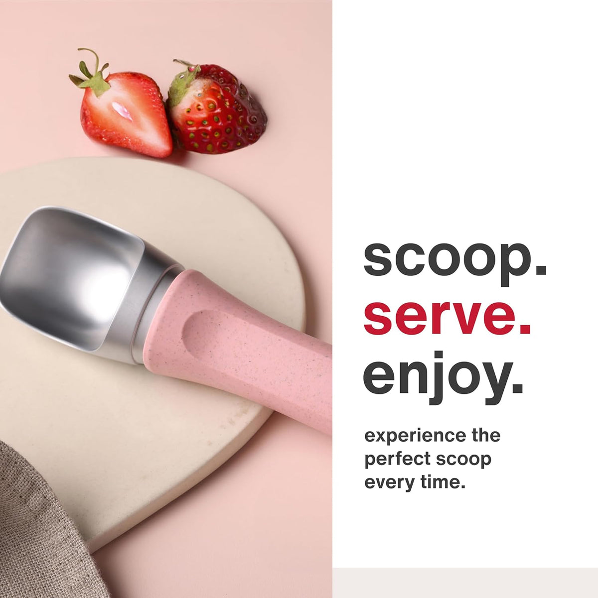 Zyliss Ice Cream Scoop – Pink