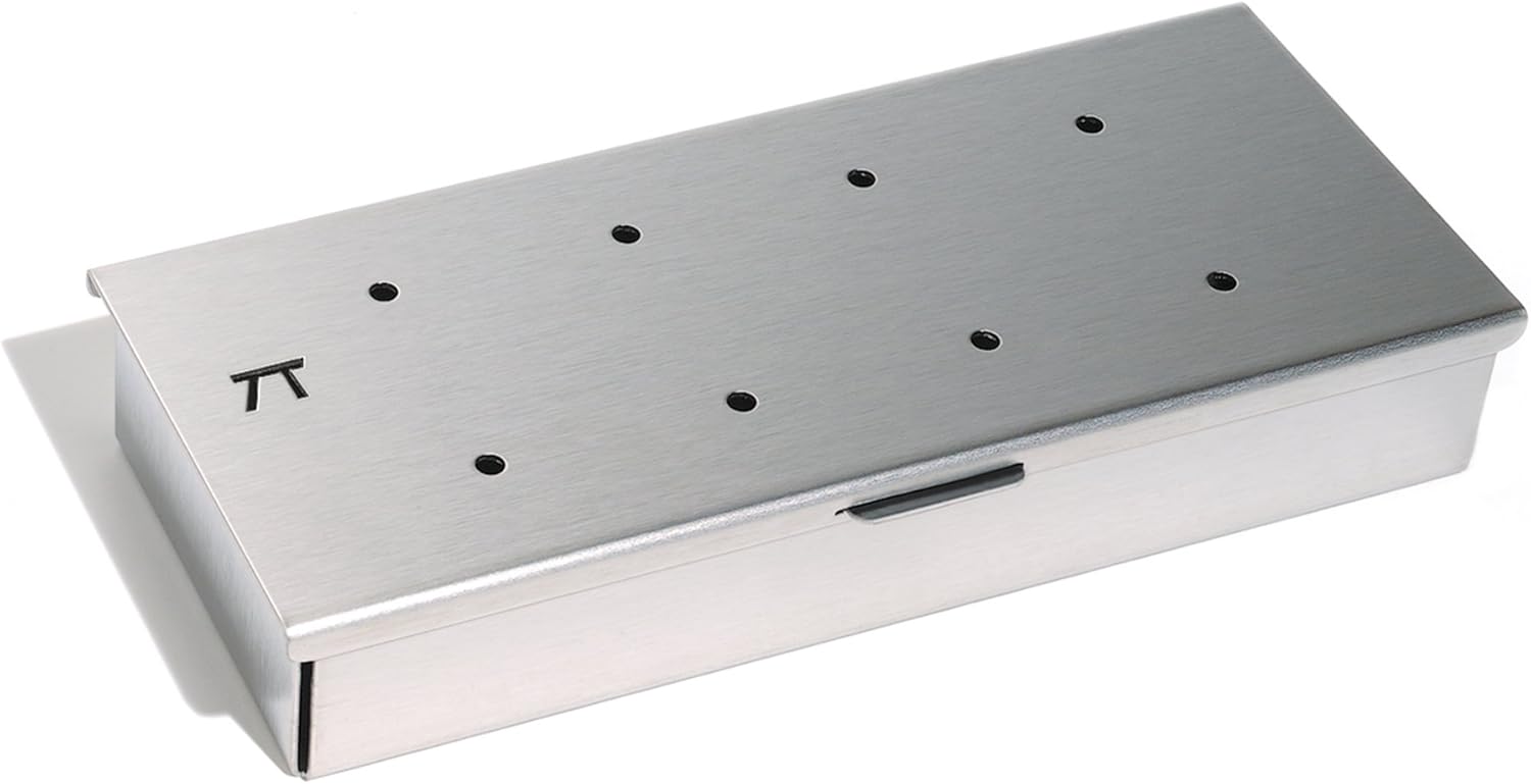 Outset Stainless Steel Wood-Chip Smoking Box