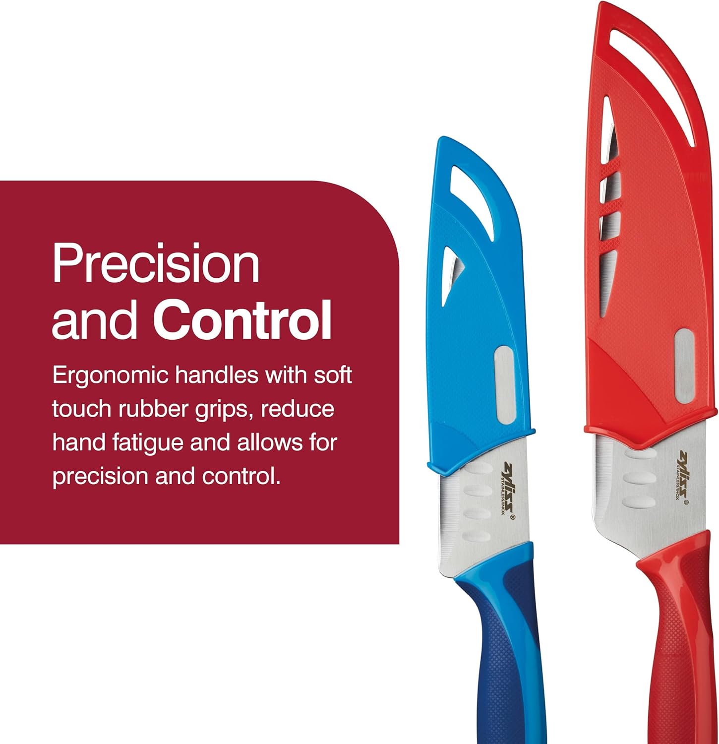 Zyliss Santoku Knife Value Set – 2pc (Mini Santoku / Santoku) by Kitchen Niche