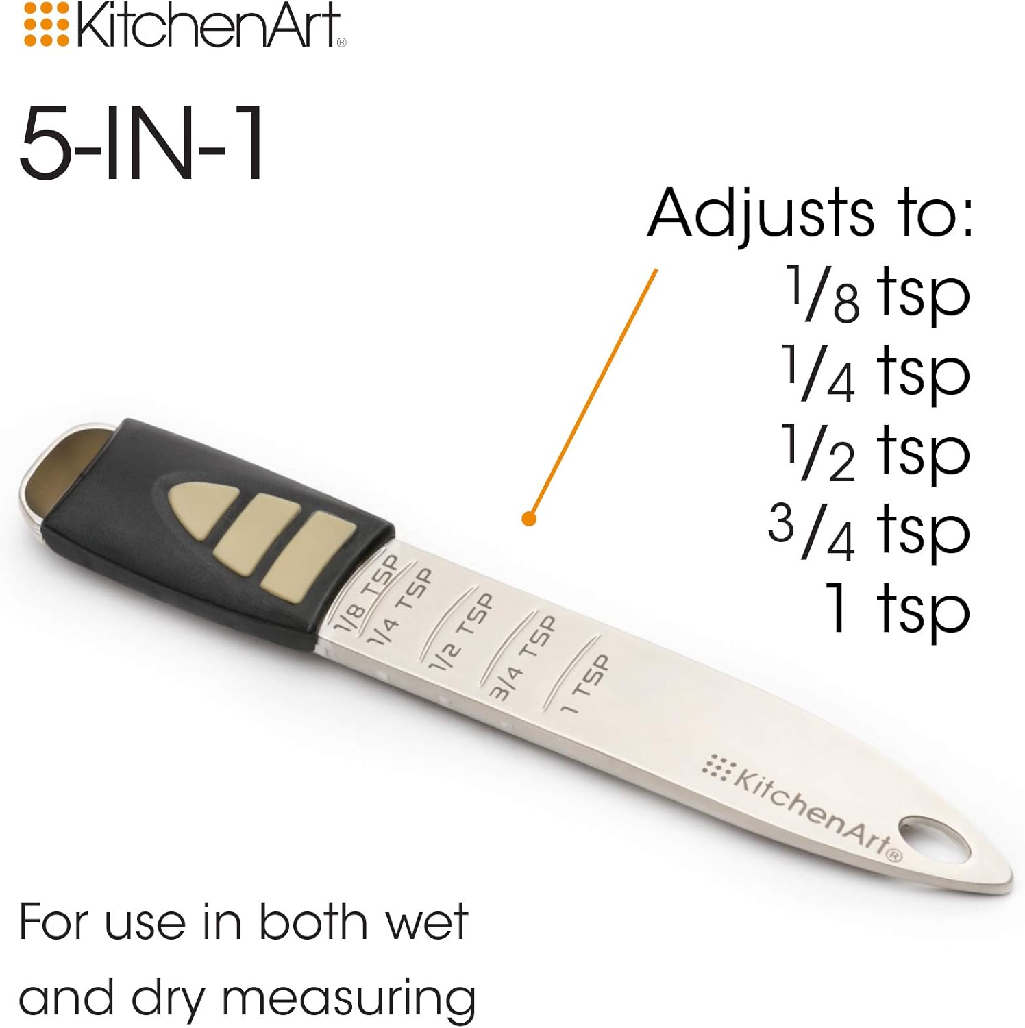KitchenArt Professional Adjust-A-Teaspoon Measuring Spoon