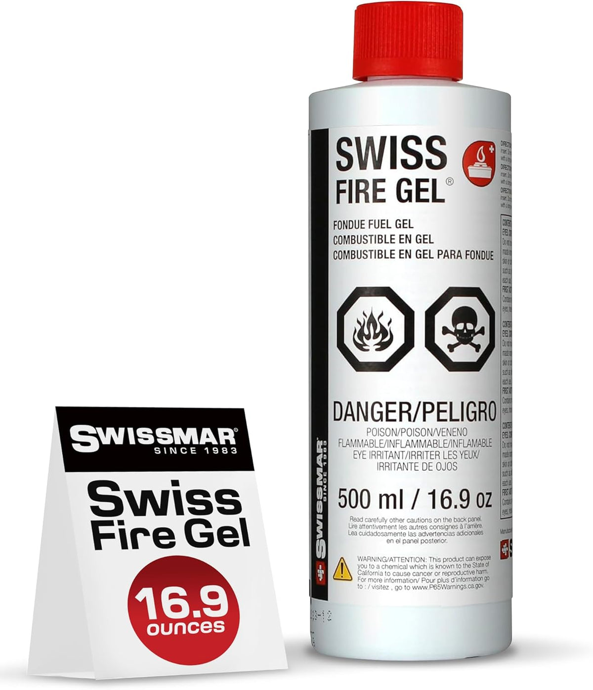 Swissmar Swiss Fire Gel Refill – 500 ml / 17 oz by Kitchen Niche