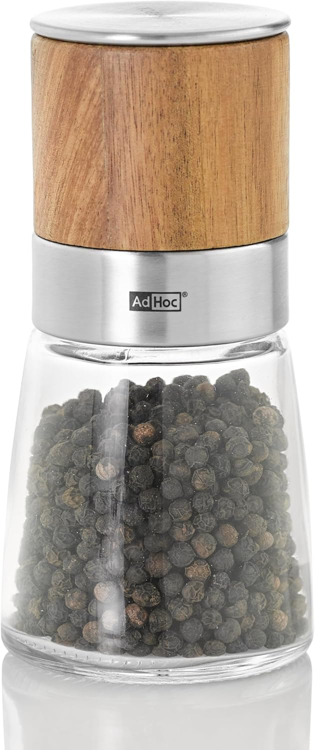 AdHoc Akasia Salt and Pepper Mill – 5.3" / 13.5 cm by Kitchen Niche