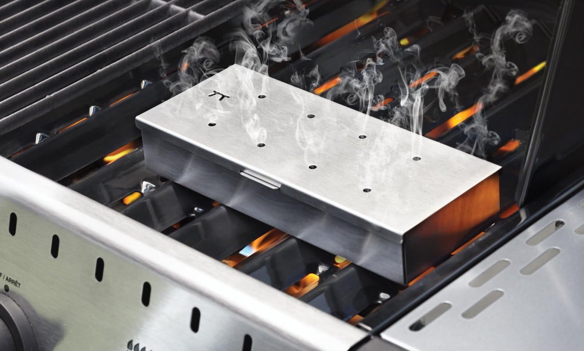 Outset Stainless Steel Wood-Chip Smoking Box