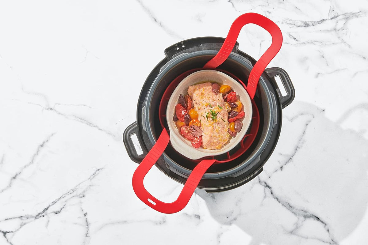 Cuisipro Silicone Cooking & Baking Sling – 19.75" x 7.88" x 1.13" – Red Cuisipro by Kitchen Niche