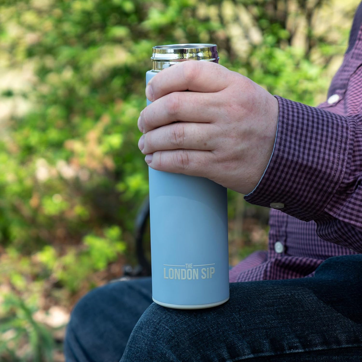 London Sip Tea Infuser Bottle – Blue Sunrise – 16 oz